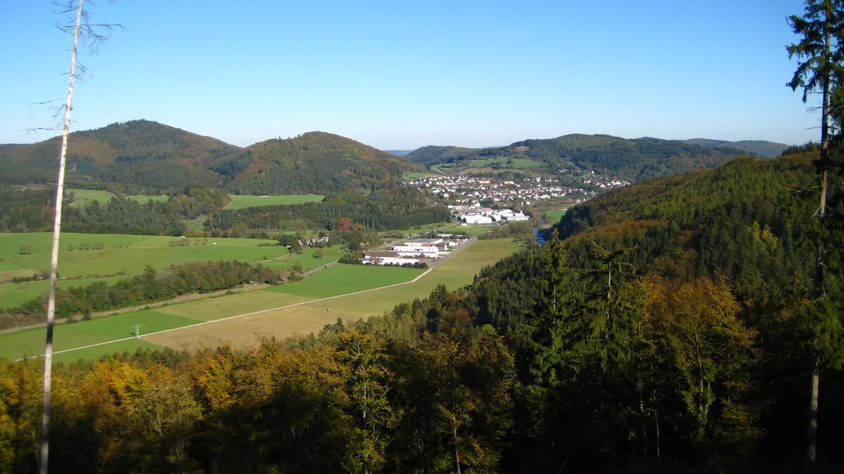 Stadtansicht von Hatzfeld (Eder)